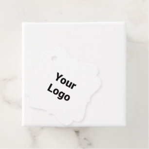 Einfaches und elegantes Logo Geschenkanhänger