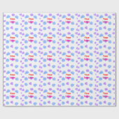 Einfaches und elegantes Logo Geschenkpapier (Flach)