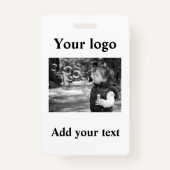 Einfaches und elegantes Logo hier Ausweis (Vorderseite)