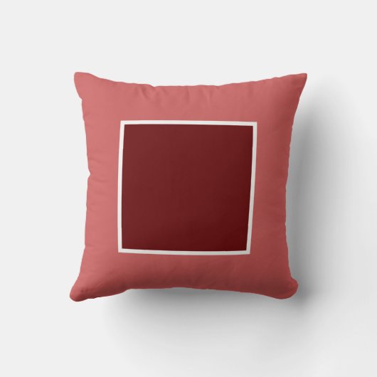 Einfaches und elegantes Logo hier Kissen (Rückseite)