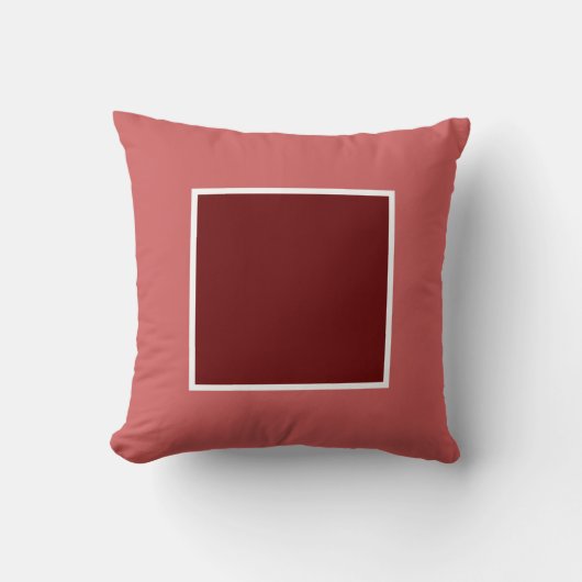 Einfaches und elegantes Logo hier Kissen (Vorderseite)