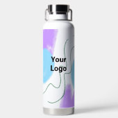 Einfaches und elegantes Logo hier Trinkflasche (Rückseite)