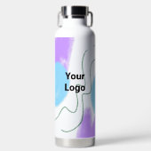 Einfaches und elegantes Logo hier Trinkflasche (Vorderseite)