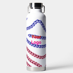Einfaches und elegantes Logo hier Trinkflasche
