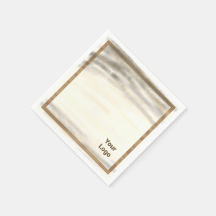 Einfaches und elegantes Logo Serviette
