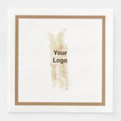 Einfaches und elegantes Logo Serviette (Vorderseite)