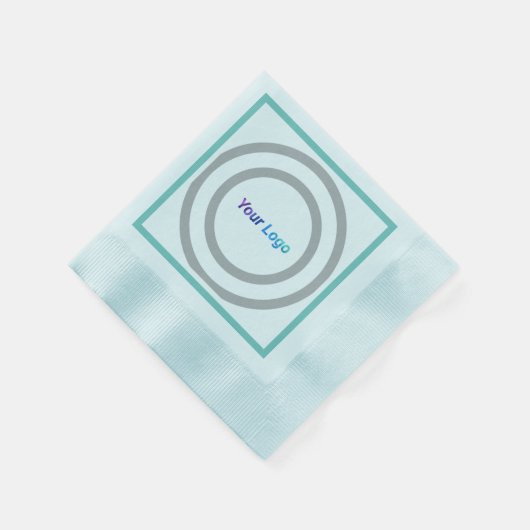 Einfaches und elegantes Logo Serviette (Ecke)