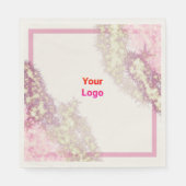 Einfaches und elegantes Logo Serviette (Vorderseite)