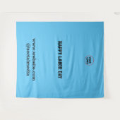 Einfaches und elegantes Logo Wandteppich (Vorderseite (Horizontal))
