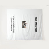 Einfaches und elegantes Logo Wandteppich (Vorderseite (Horizontal))