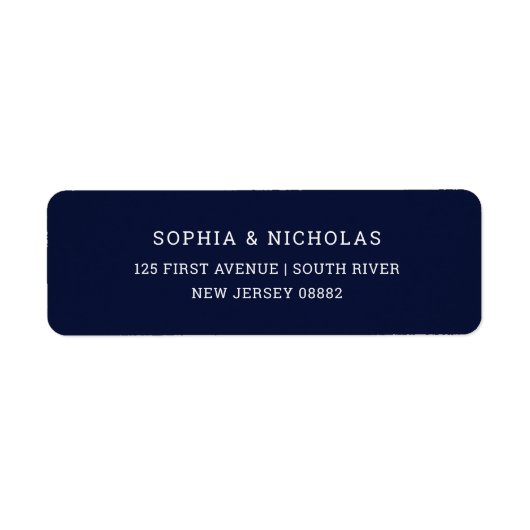 Einfaches und elegantes Navy Blue (Vorne)