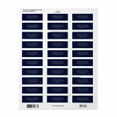 Einfaches und elegantes Navy Blue (Vorne)