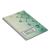 Einfaches und elegantes Science Spiral Foto Notebo Notizblock (Rechte Seite)
