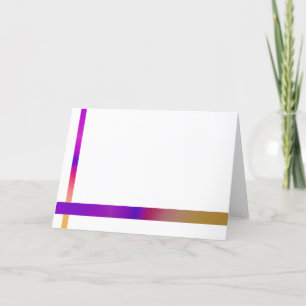 Einfaches und farbiges Design dank Karte