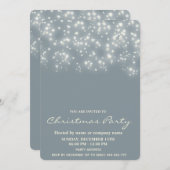 Einfaches und luxuriöses Firmenweihnachtsfest - Pa Einladung (Vorne/Hinten)