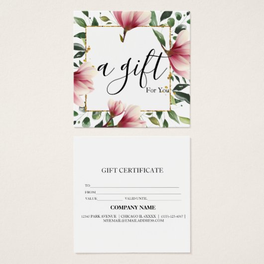 Einfaches und modernes Business (Vorne & Hinten)