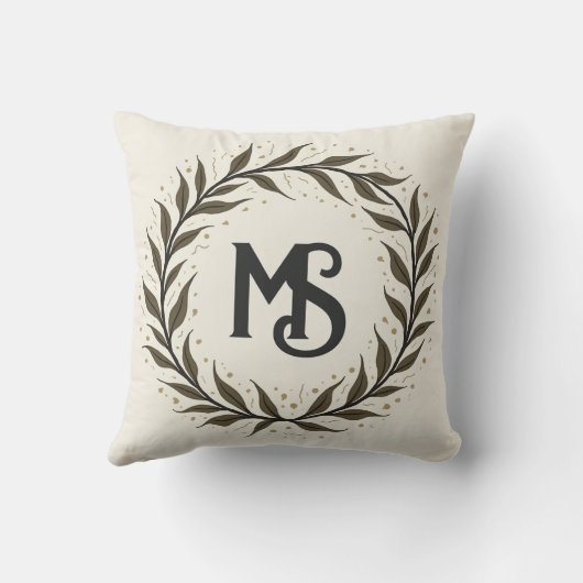 Einfaches und modernes Kissen (Rückseite)