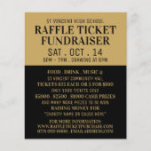 Einfaches und modernes Raffle Ticket Fundraiser Ev Flyer (Vorne)