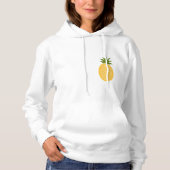 Einfaches und niedliches Ananas-Sweatshirt Hoodie (Vorderseite)