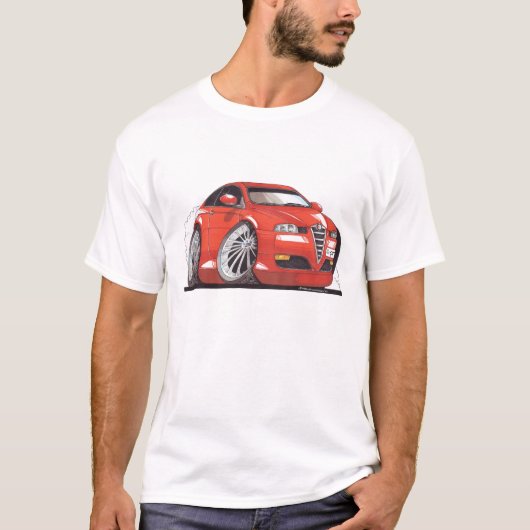 Einfaches und originelles Alfa Romeo GT Motiv T-Sh T-Shirt (Vorderseite)