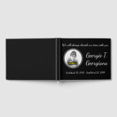 Einfaches und Personalisiertes Beileid Guestbook Gästebuch (Voll)