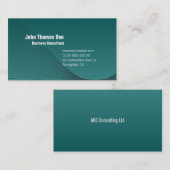 Einfaches und Schlichtes Berufliches Visitenkarten Visitenkarte (Vorne/Hinten)