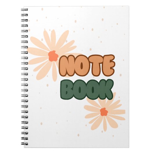 Einfaches und schönes Notizbuch Notizblock (Vorderseite)