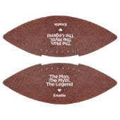 Einfaches und süßes Zitat Personalisierter Vater G Football (Paneele)