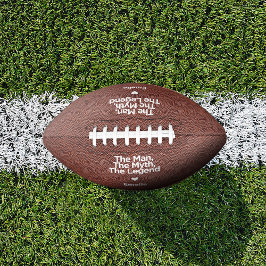 Einfaches und süßes Zitat Personalisierter Vater G Football