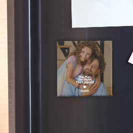 Einfaches und süßes Zitat Personalisierter Vater G Magnet