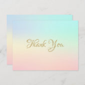 Einfaches Unternehmen für Aquarellfarben Vielen Da Postkarte (Vorne/Hinten)