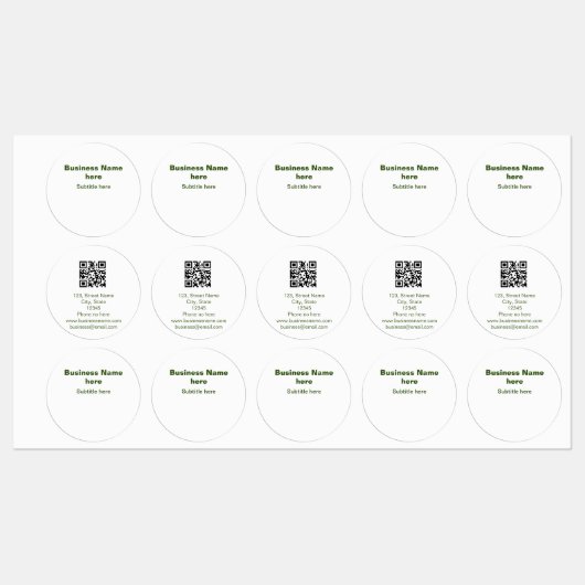 einfaches Unternehmen hinzufügen Sie Ihren Namen T Etiketten (Blatt)