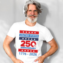 Einfaches US 250. Jubiläums-T-Shirt