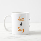 Einfaches Valentinenherz Kaffeetasse (Links)