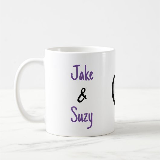 Einfaches Valentinenherz Kaffeetasse (Links)