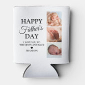 Einfaches Vatertag 6 Foto Dosenkühler (Vorderseite)