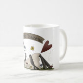 Einfaches Vergnügen primitive Landschaf Kaffeetasse (VorderseiteRechts)