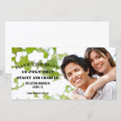 EINFACHES VINTAGES FOTO SAVE THE DATE (Vorne/Hinten)