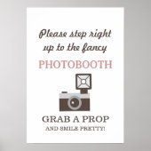 Einfaches Vintages Fotografen-Zeichen Poster (Vorne)