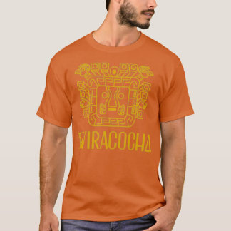 Einfaches Viracocha-Design T-Shirt