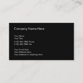 Einfaches Visitenkarte-Doppeltes versah mit Seiten Visitenkarte (Rückseite)