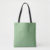 Einfaches Waldgrün-Glitter-Style-Streifenmuster ve Tasche (Vorderseite)