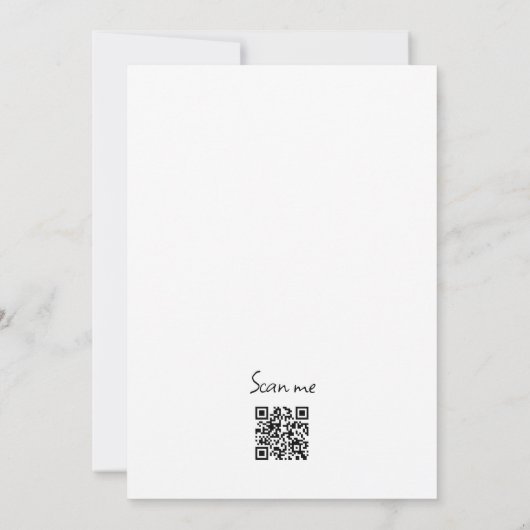 Einfaches Wasserfarbenkürbis Freundliches Dinner Einladung (Rückseite)