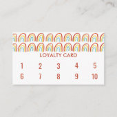 Einfaches Watercolor Rainbows-Muster Cool 10 Treuekarte (Vorderseite)