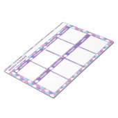 Einfaches Weekekly-Planer-Notepad Notizblock (angewinkelt)