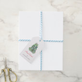 Einfaches Weihnachten Kirschbaum Feiertage Geschenkanhänger (Mit Garn)