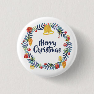 Einfaches Weihnachts-Blumenwerk   Schaltfläche But Button