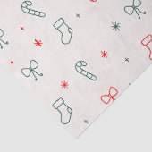 Einfaches Weihnachts-Tissue-Papier Seidenpapier (Detail)