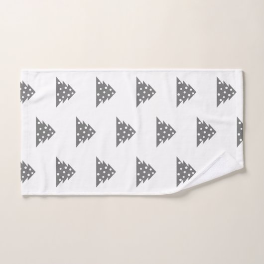 Einfaches Weihnachtsbaum Pattern Badetuch Set (Handtuch)