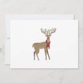 Einfaches Weihnachtsfest - Botanisches Foto Feiertagskarte (Rückseite)